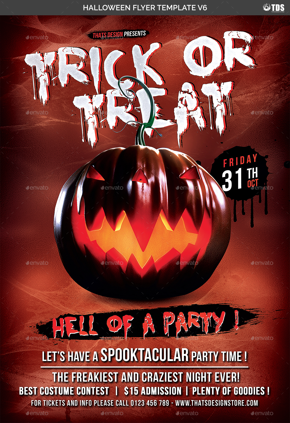 halloween flyer template v6 by lou606 graphicriver halloween flyers